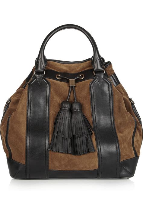 dual tassel burberry bag|Burberry tote bag.